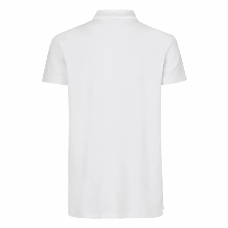 ID Stretch Herre Polo - White