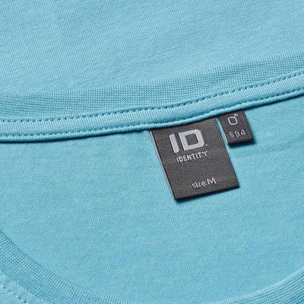 ID Stretch Herre T-shirt m. stretch - Støvet Aqua