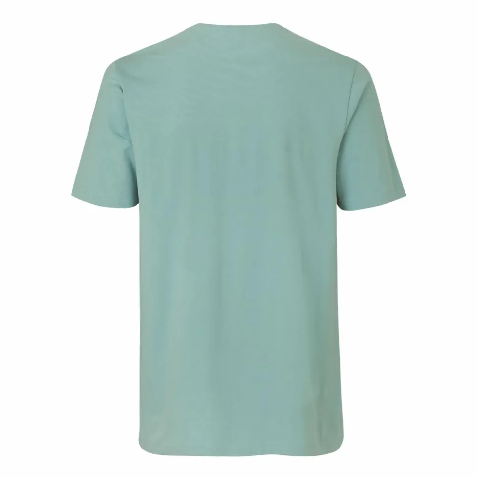 ID Stretch Herre T-shirt m. stretch - Støvet Aqua