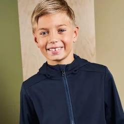 ID Tech Børne Softshell Jakke - Navy