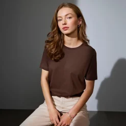 ID T-time Dame T-shirt - Mocca