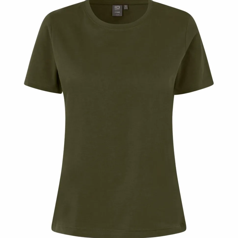ID T-time Dame T-shirt - Oliven