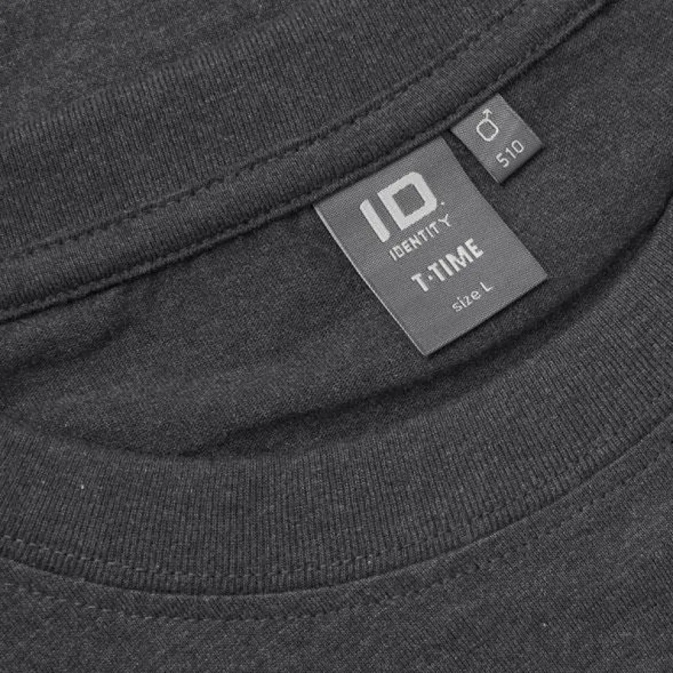 ID T-Time Herre T-shirt - Grafit melange