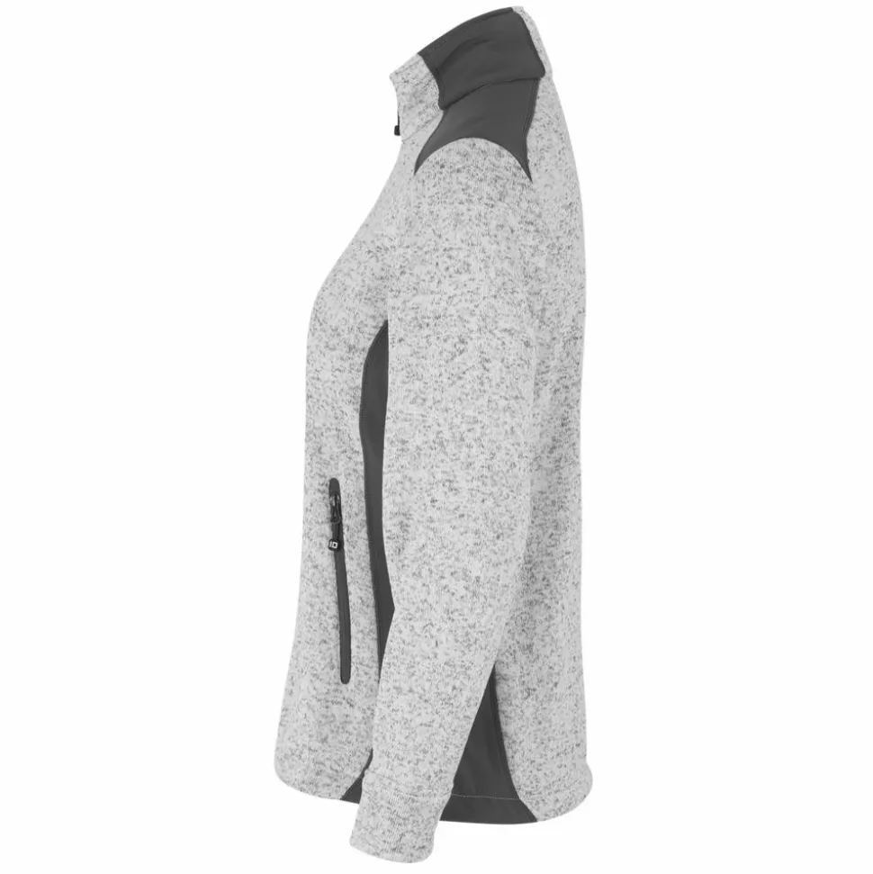 ID Unisex Fleecejakke - Grå Melange