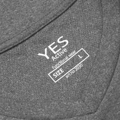 ID Yes Active Herre Trænings t-shirt - Grå Melange