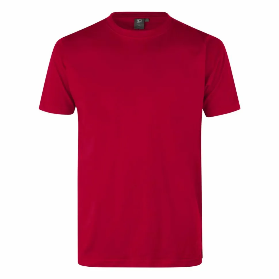 ID Yes Herre T-shirt - Rød