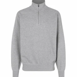ID Zip Herre Sweatshirt - Grå Melange