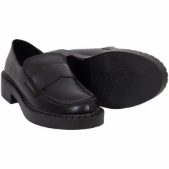 Ideal Shoes Dame Loafers - Black