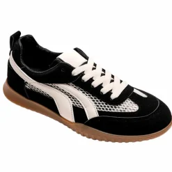 Ideal Shoes Dame Sneakers - Black