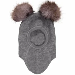 Impala Chérie Børne Elefanthue i merinouldmix - Grey Melange