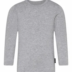 JBS of Denmark Børne Langærmet t-shirt i bambus - Lys grå melange