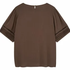 Kopenhaken Bea Dame Bluse - Morel Brown