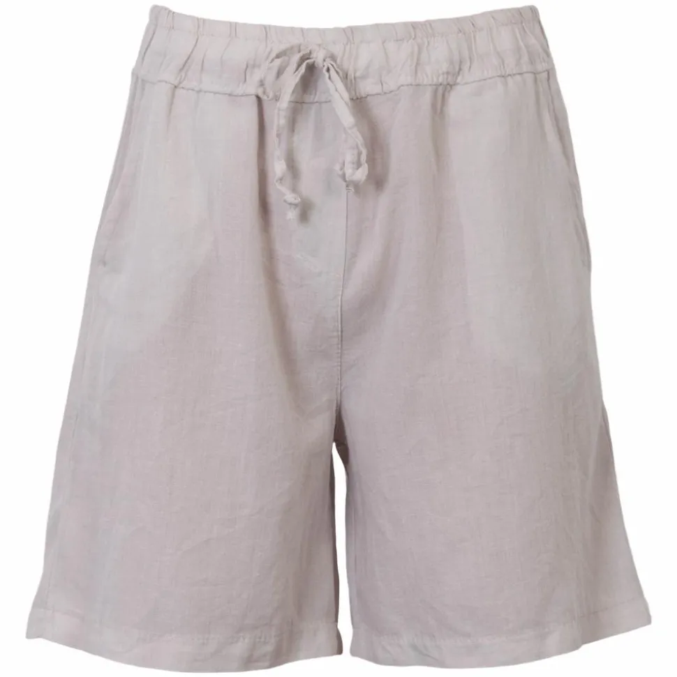 Leonora Dame Shorts i hørmix - Woody
