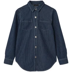 LMTD Børne Skjorte - Dark Blue Denim
