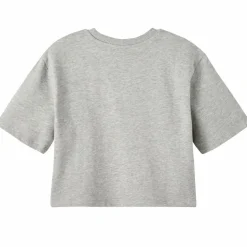 LMTD Pige T-shirt i økologisk bomuld - Grey Melange