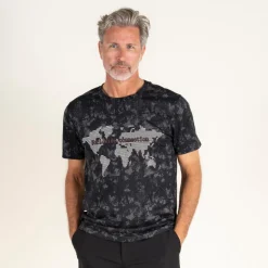 Loaded Herre T-shirt - P1 AOP BLACK