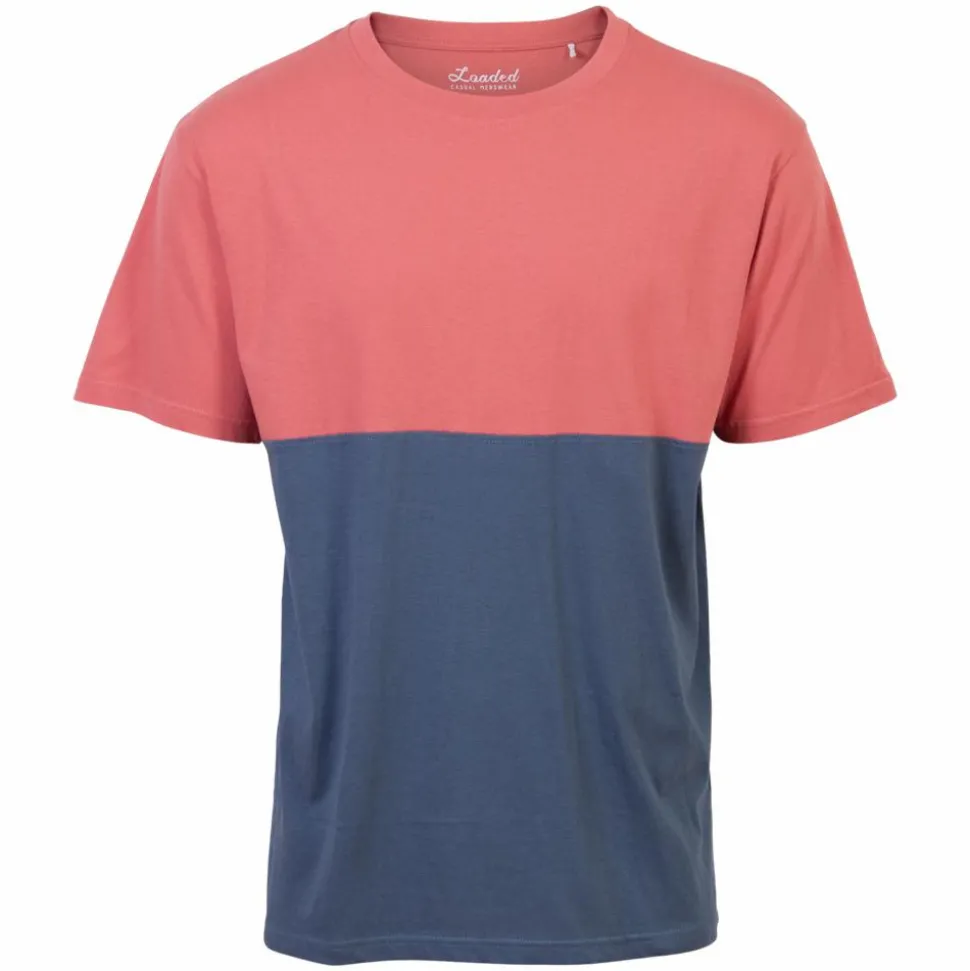 Loaded Mass Herre T-shirt - P21 Cranberry Block