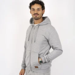 Loaded Nevada Herre Hættetrøje - Light Grey Melange