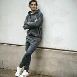 Loaded Nevada Herre Hættetrøje - Dark Grey Melange