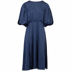 Loved by Lykke Dame Kjole m. glimmer - Navy Glitter