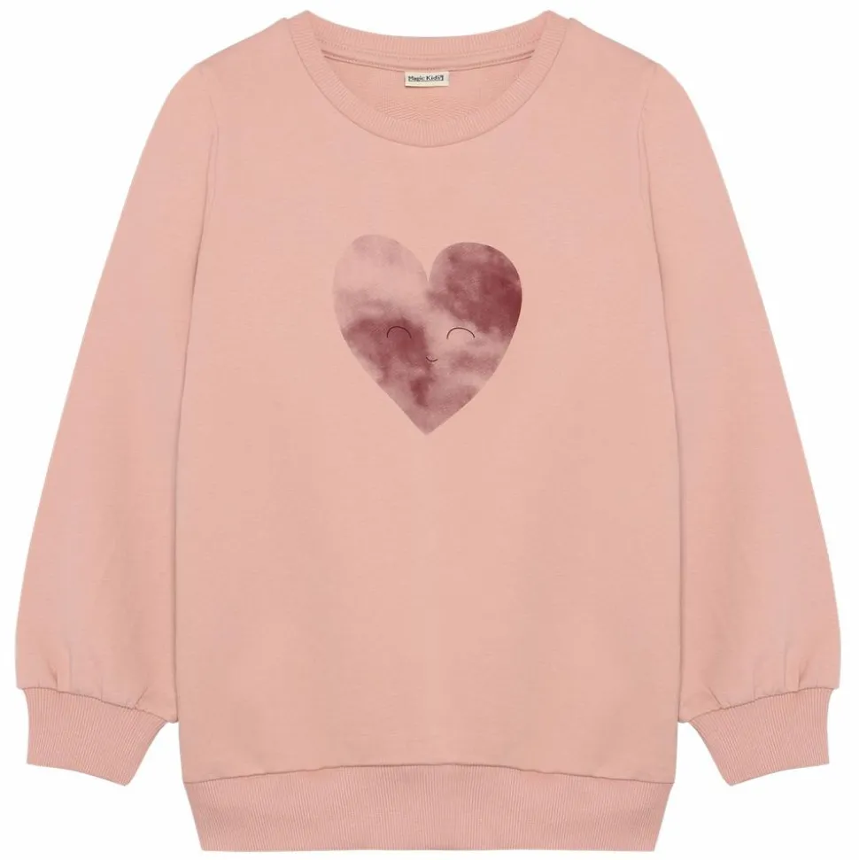 Magic Kids Pige Sweatshirt - Misty Rose