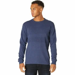 Marcus Affleck Herre Striktrøje - Dk. Denim Mix