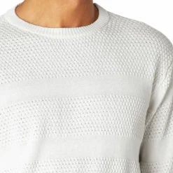 Marcus Affleck Herre Striktrøje - Antic White