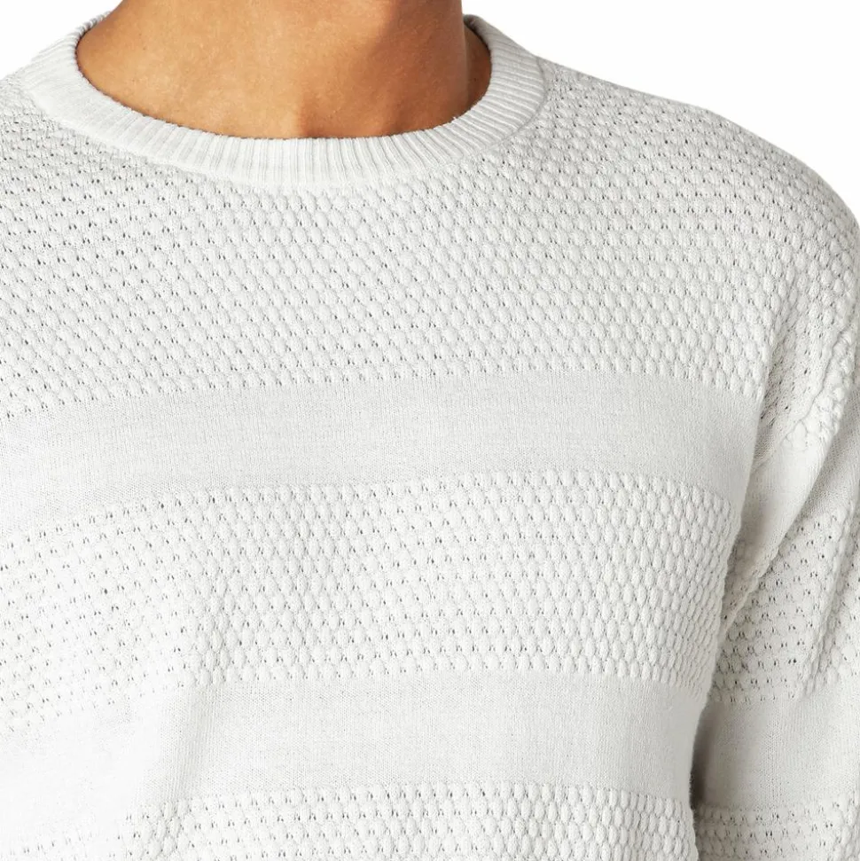 Marcus Affleck Herre Striktrøje - Antic White
