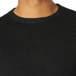 Marcus Affleck Herre Striktrøje - Black