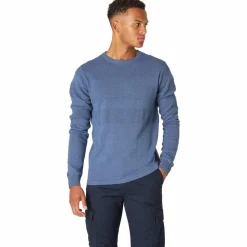 Marcus Affleck Herre Striktrøje - Blue Mix