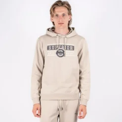 Marcus Colin Herre Hættetrøje - Bubbly beige