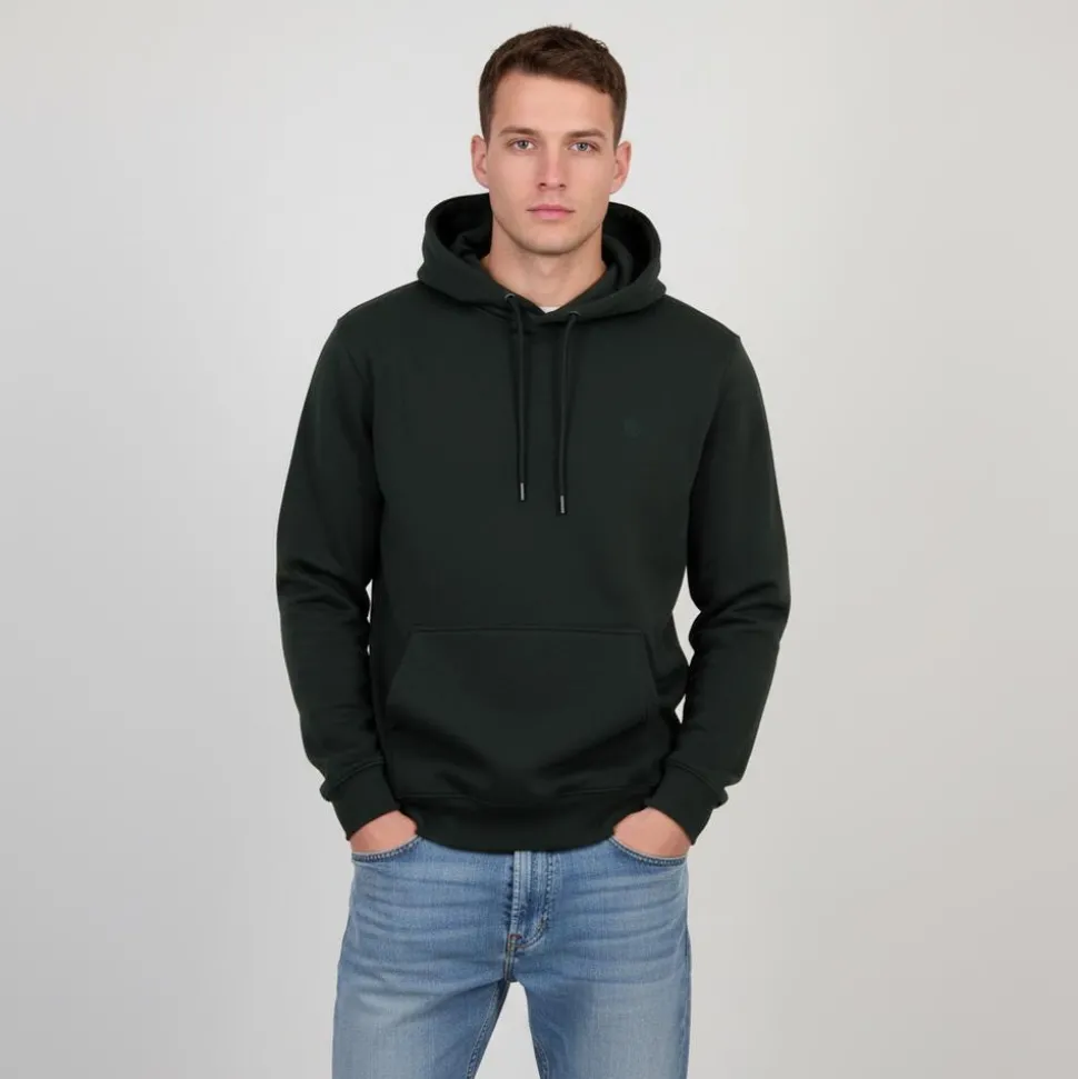 Marcus Colin Herre Hættetrøje - Deep Green