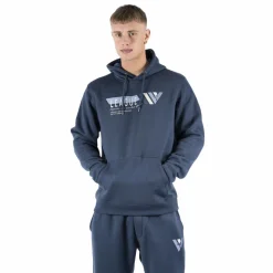 Marcus Colin Herre Sweatshirt m. hætte - Blue largo