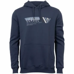 Marcus Colin Herre Sweatshirt m. hætte - Blue largo