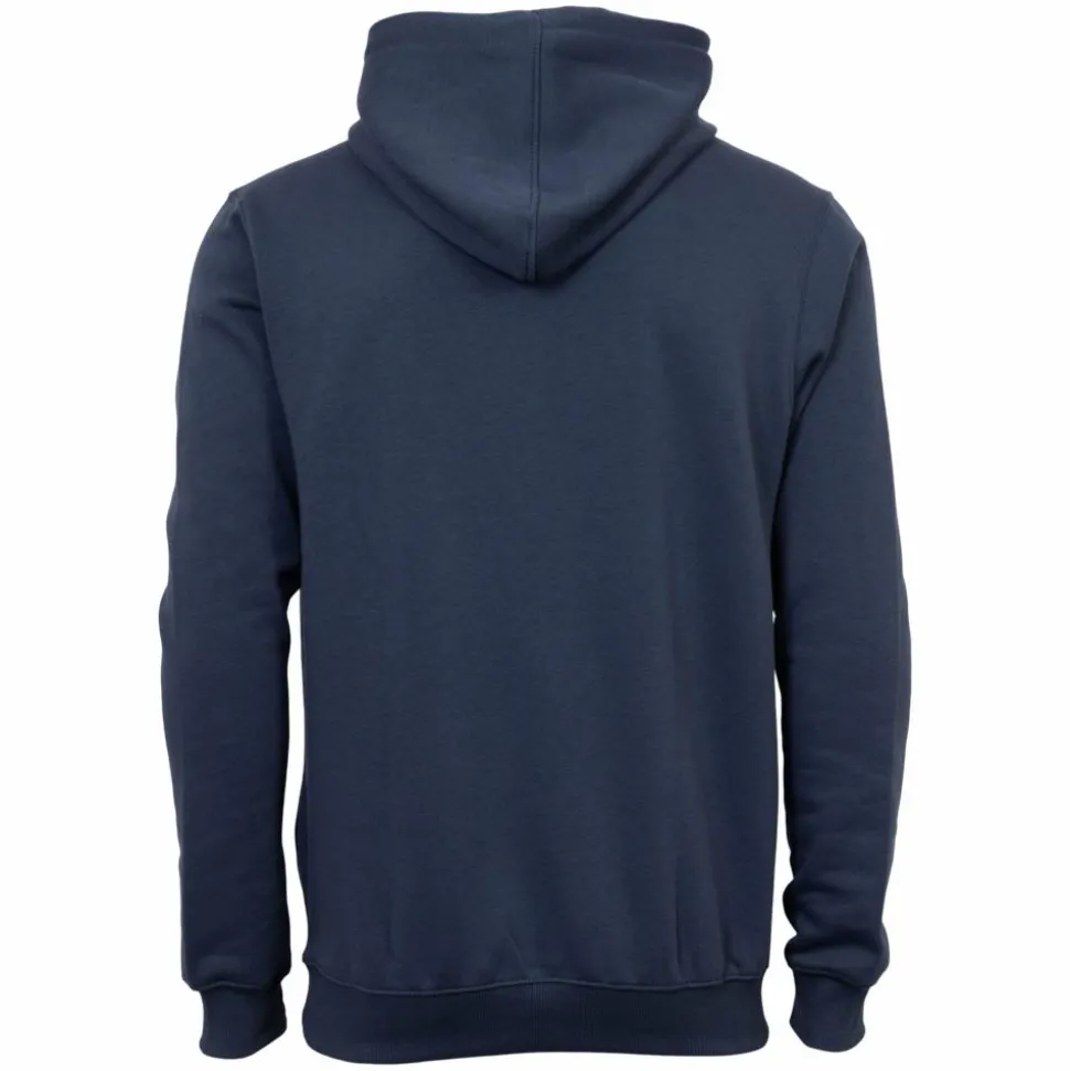 Marcus Colin Herre Sweatshirt m. hætte - Blue largo