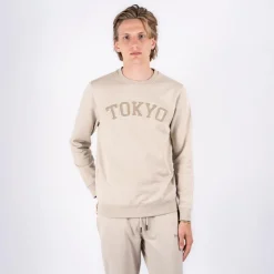 Marcus Colin Herre Sweatshirt - Bubbly beige