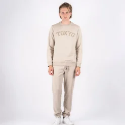 Marcus Colin Herre Sweatshirt - Bubbly beige