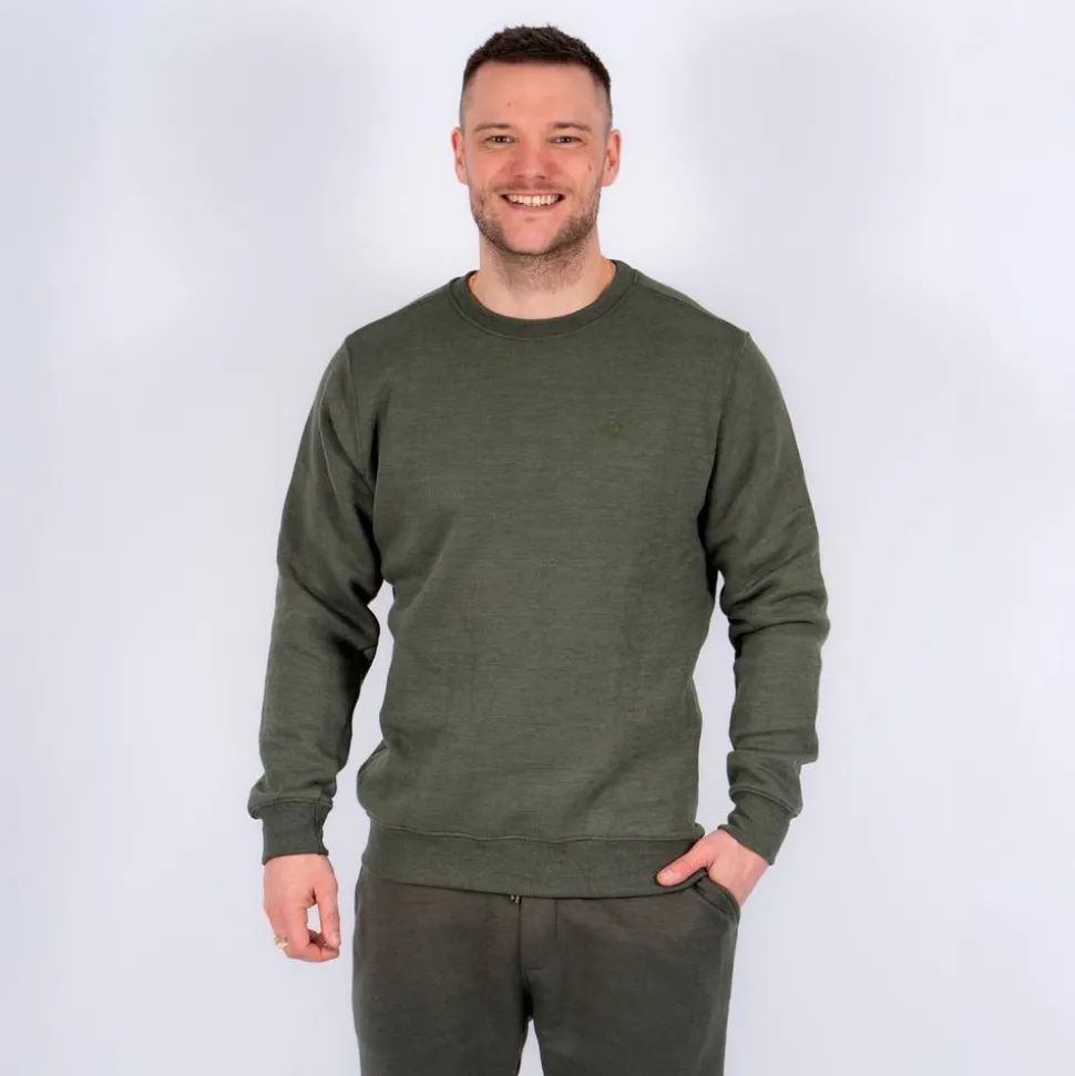 Marcus Colin Herre Sweatshirt - Beetle Green