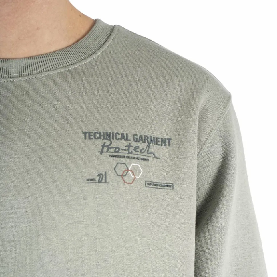 Marcus Colin Herre Sweatshirt - Fresh Green