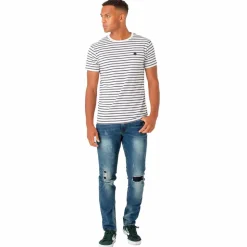 Marcus Cutler Herre Jeans - Dirty Blue Used