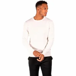 Marcus Dustin Herre Striktrøje - Antic White