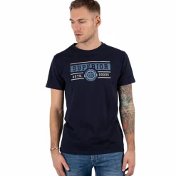 Marcus Esme Herre T-shirt - Night Navy