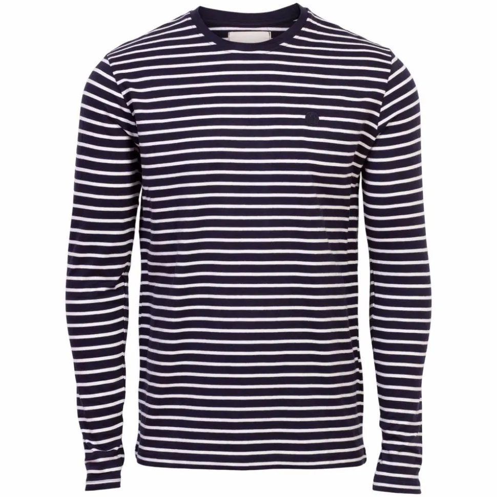 Marcus Herre Langærmet t-shirt - Night Navy