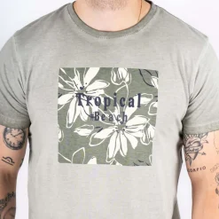 Marcus Jeb Herre T-shirt - Green Shadow