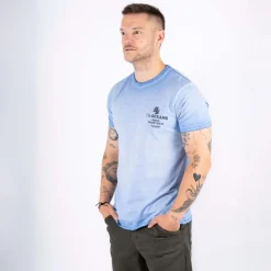 Marcus Jeb Herre T-shirt - Summer Blue
