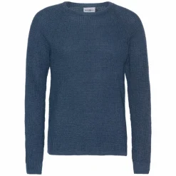 Marcus Kyle Herre Striktrøje - Petrol navy mix