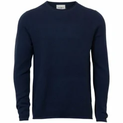 Marcus Langdon Herre Striktrøje - Insignia Blue Mix