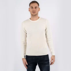 Marcus Langdon Herre Striktrøje - Offwhite