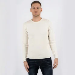 Marcus Langdon Herre Striktrøje - Offwhite