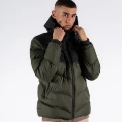 Marcus Lebron short Herre Jakke - Olive Green